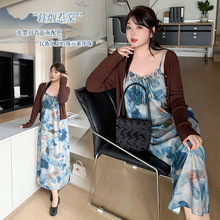 ���Ӵ���Ůװ�ȼٷ�ˮī��Ⱦ��������ȹ2025�����ʳ���ȹ��242170
