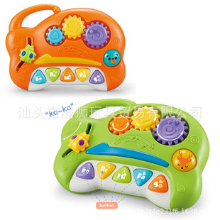 Cross-Border Children's Early Education Fun Toys Shaking Sound and Light Electronic Keyboard Baby Infant Multi-Functional Light Music Keyboard