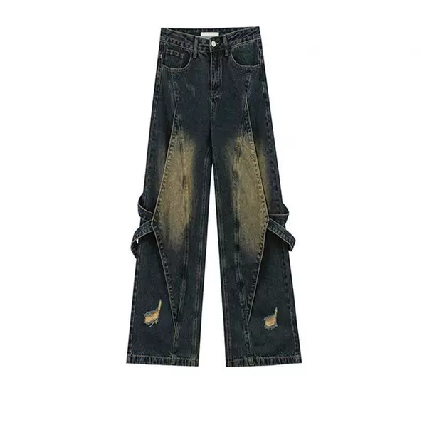 Vintage blue [high quality denim]