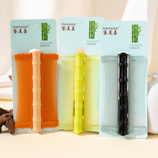 Plastic bamboo grate comb to remove dandruff dense teeth encryption comb children's dandruff scraping small lice paper card