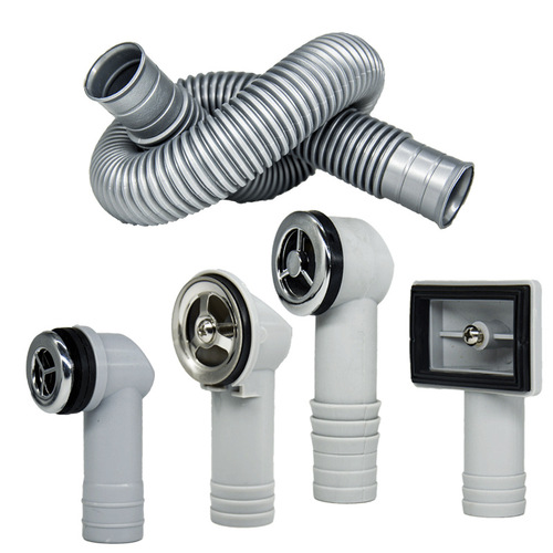 Sink wash basin square overflow head overflow pipe overflow hose vegetable washing ceramic basin side leakage pipe accessories