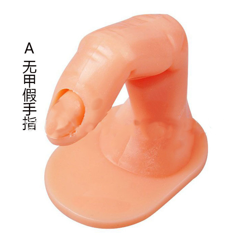 Práctica de uñas simulación de dedo falso dedo modelo disponible en uñas y uñas gratis