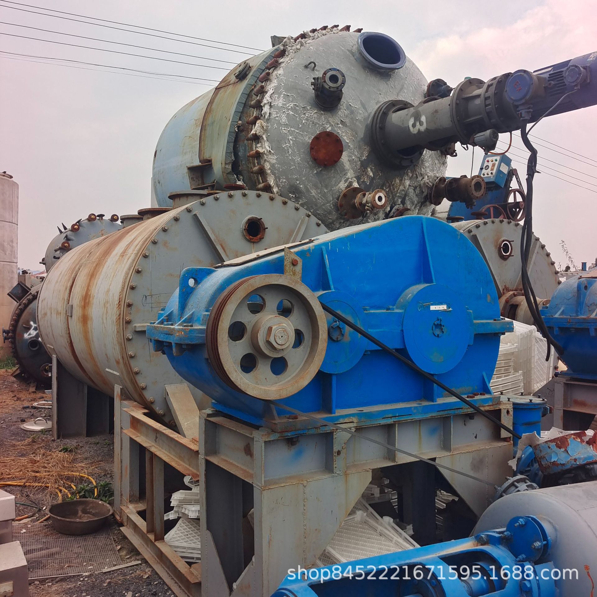 出售二手耙式干燥机 二手钛材真空干燥机316不锈钢盘式干燥机