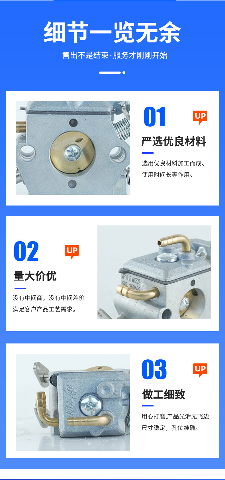 Silver King 5200/5800 Carburetor Without Oil Bubble Mp16 Chainsaw Carburetor 45/52/58Cc Garden Carburetor