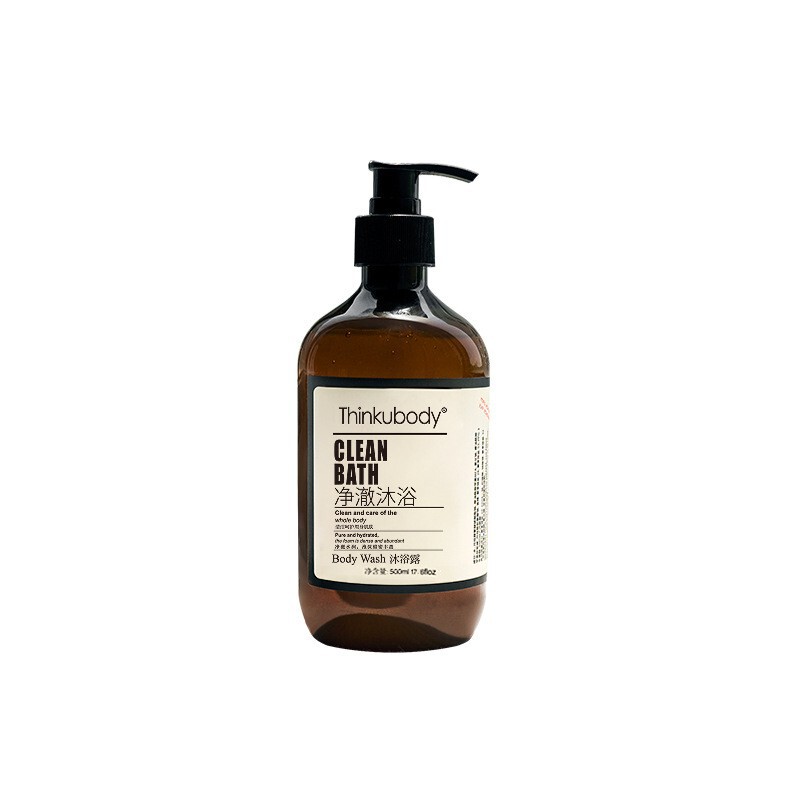 500ml 英国THINKUBODY天竺葵酒店版民宿洗发水沐浴露润肤乳护发素|undefined