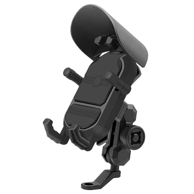 Cross-border motorcycle shockproof mobile phone bracket shock absorption anti-shake takeaway navigation bracket electric mobile phone rack wholesale (Motorcycle General Parts)