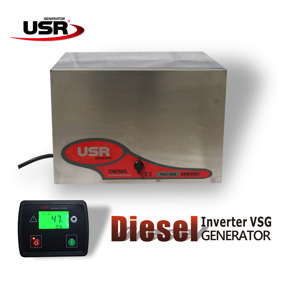 USR/优盛科技品牌静音变频发电机组柴油220v底置车载小体积3.0kW
