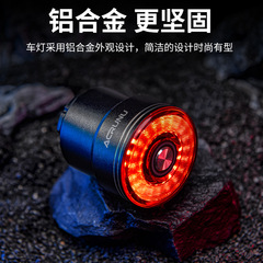ACRUNU Bicycle Rear Light Mountain Road Bike Smart Sensor Brake Light Night Riding USB Charging Warning Light