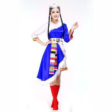 [支持代发]藏族舞蹈演出服装女康定情歌成人儿童蒙古少数民族舞台
