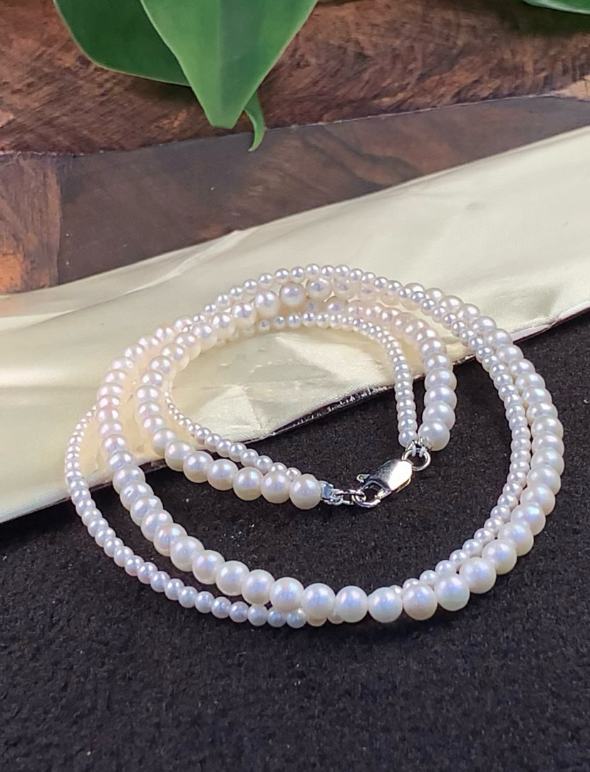 천연 담수진주 스택 더블 레이어 모델