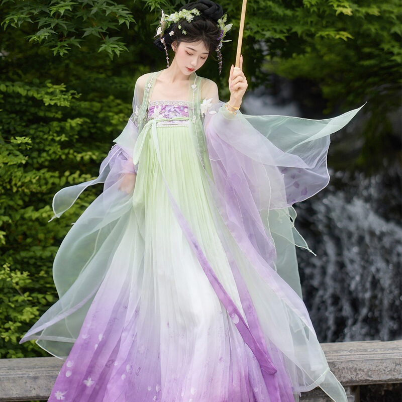 2026 New Model Hanfu for Women, Adult Tang-Style Ancient Costume, Chinese Style, Embroidered, Modified, Suitable for Daily Wear in Summer 2026 New Model Hanfu for Women, Adult Tang-Style Ancient Costume, Chinese Style, Embroidered, Modified, Suitable for Daily Wear in Summer