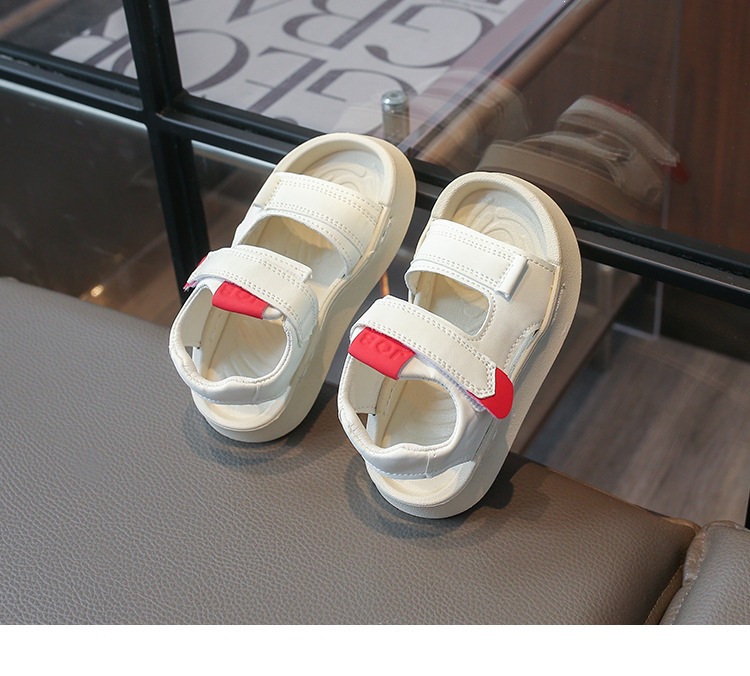 Kids Velcro Sandals Breathable Soft Sole Waterproof Summer Shoes_voghion.com