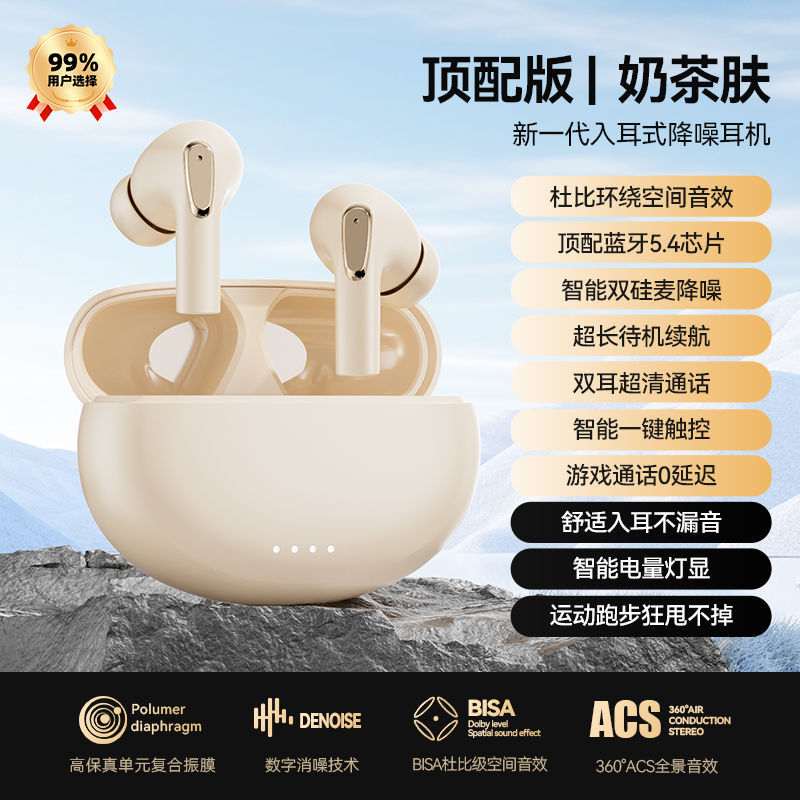 GT151 Auriculares Bluetooth Reducción de ruido HIFI Real Wireless Sports Alta calidad TWS mitad en el oído cómodo al por mayor