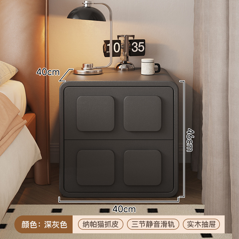 Cabina de cabecera de madera maciza dormitorio simple casera de almacenamiento junto a la cama moderna creativa gabinete de combinación libre sala de estar armario de almacenamiento