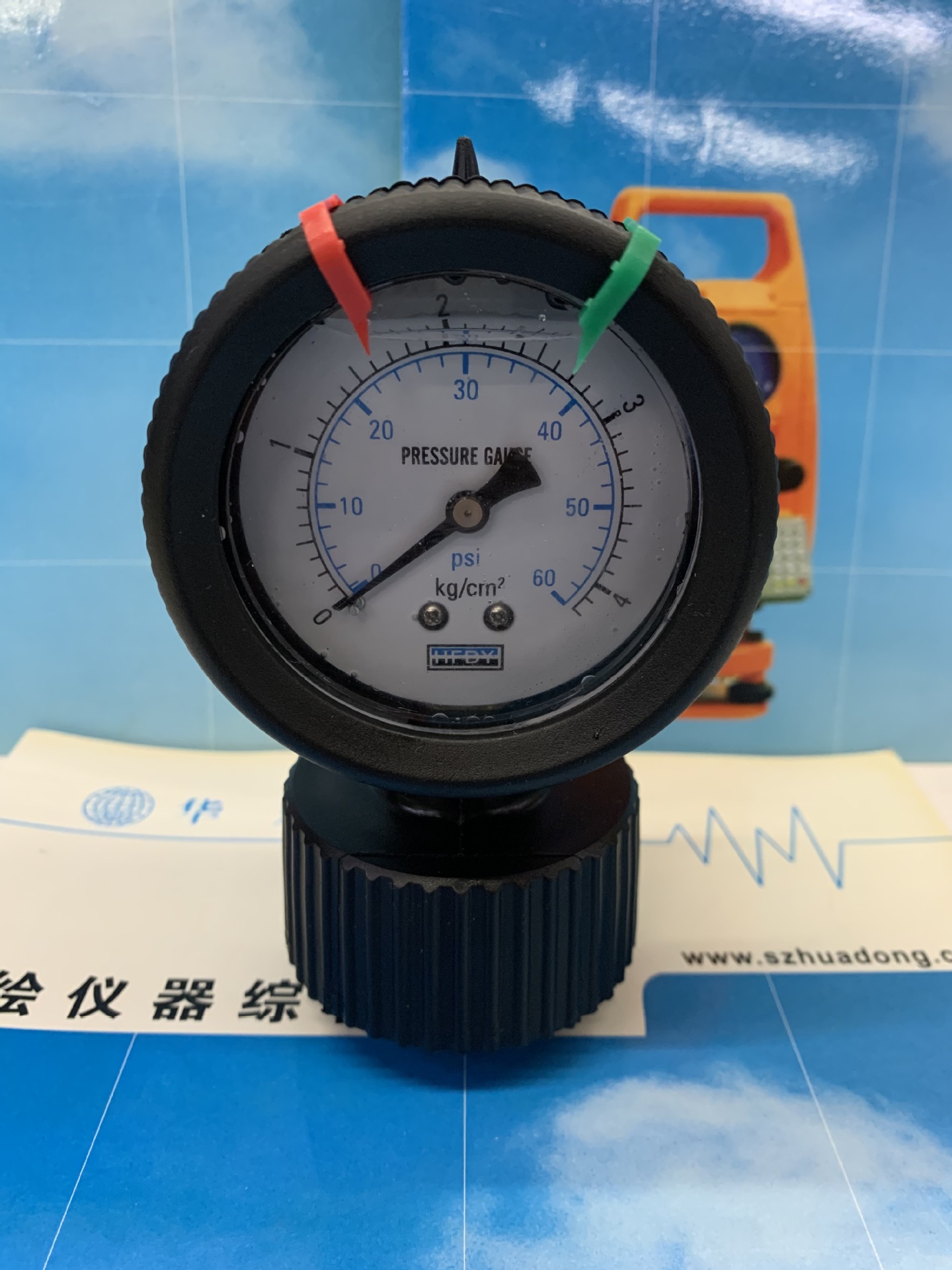 批发单面一体式PP隔膜压力表 2KG 4KG 7KG 10KG 15KG