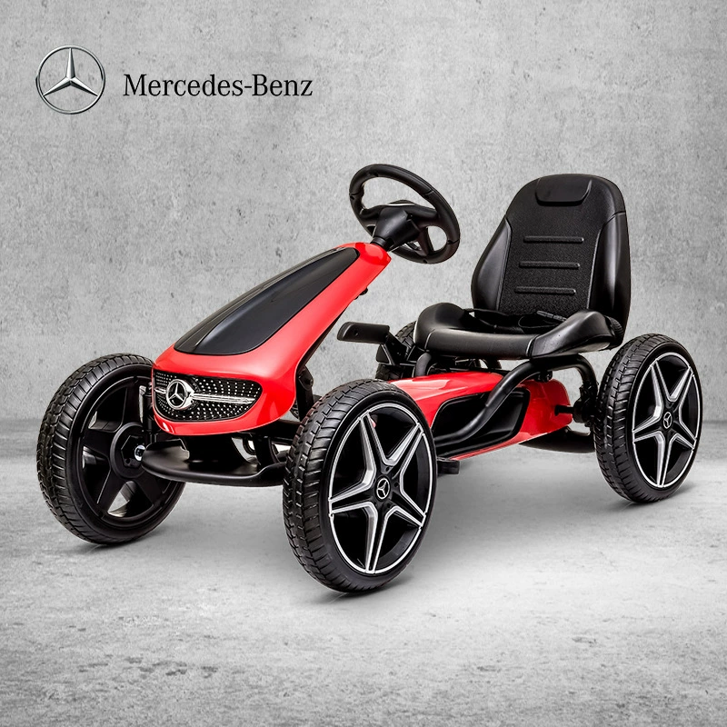 Mercedes Benz, детский картинг для мужчин и женщин девочек, велосипед на четырех колесах педалируемый с сиденьем, игрушка для спортзала