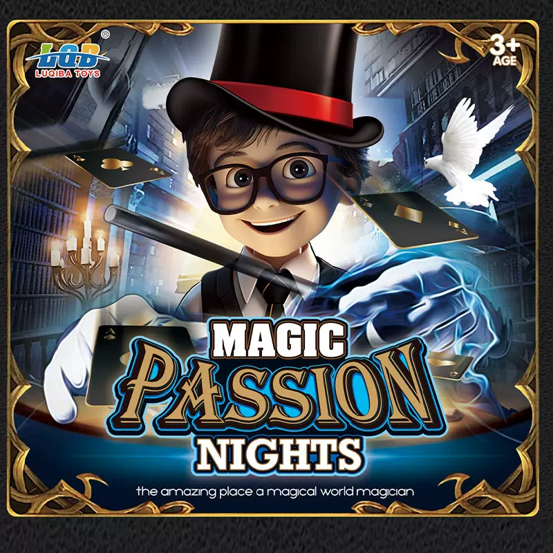【定制】跨境全英文版儿童魔术玩具套装多款近景表演整人道具礼物