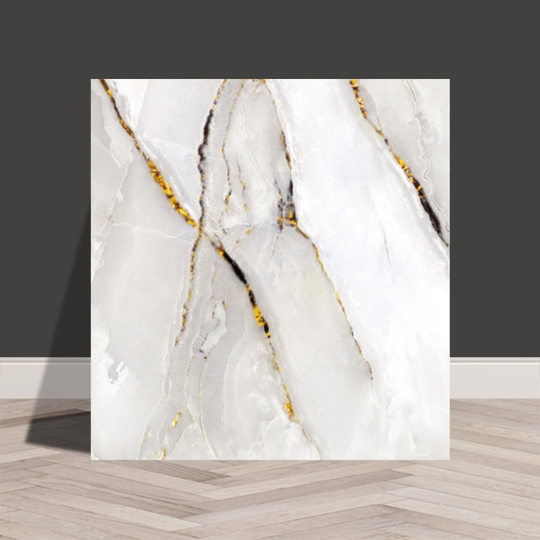 Foreign Trade Cross-Border Hot-Selling Marble Imitation Porcelain Tile Self-Adhesive Wallpaper Dormitory Background Wallpaper Waterproof 30*30 Processing