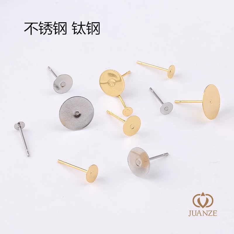 Золотые серьги из нержавеющей стали, handmade аксессуары