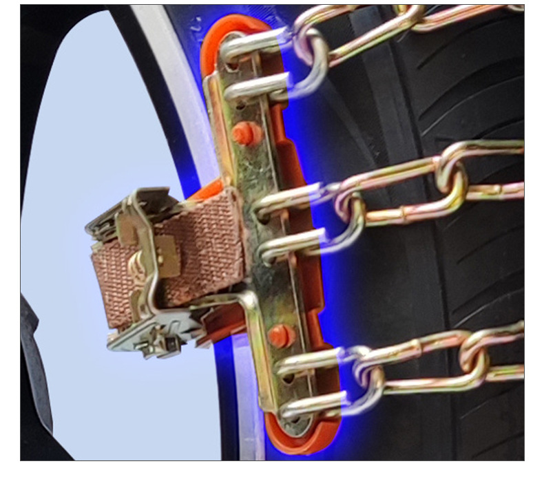 Car tire anti-skid chain three-way bold twist chain snow anti-skid escape emergency chain universal car anti-skid chain