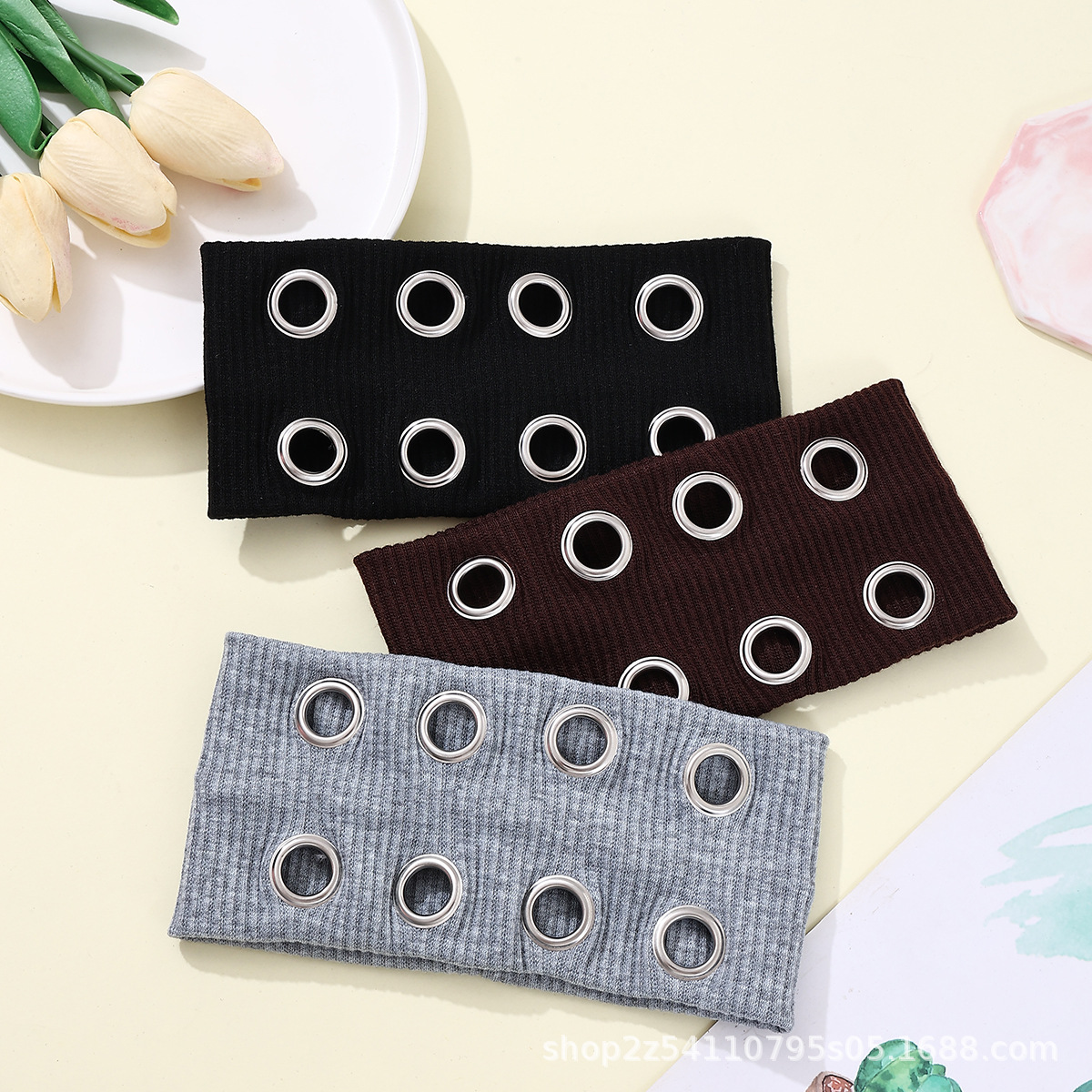 1pc damas y hombres estilo punk vestido festival de música estilo rock punkTemu Shein banda de pelo caliente