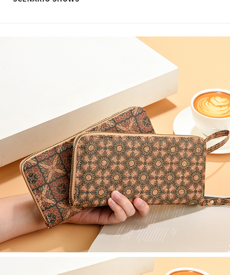 Portafoglio da donna alla moda 2024 con paillettes alla moda e portamonete in pelle PU, manico con cerniera medio-lungo_voghion.com