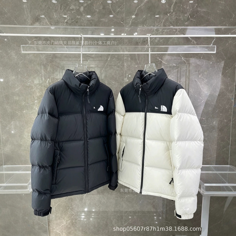 Cross-border 1996 cotton jacket North Face TNF90 cotton coat 700 fill power classic fashion couple's cold-resistant waterproof jacket Cross-border 1996 cotton jacket North Face TNF90 cotton coat 700 fill power classic fashion couple's cold-resistant waterproof jacket
