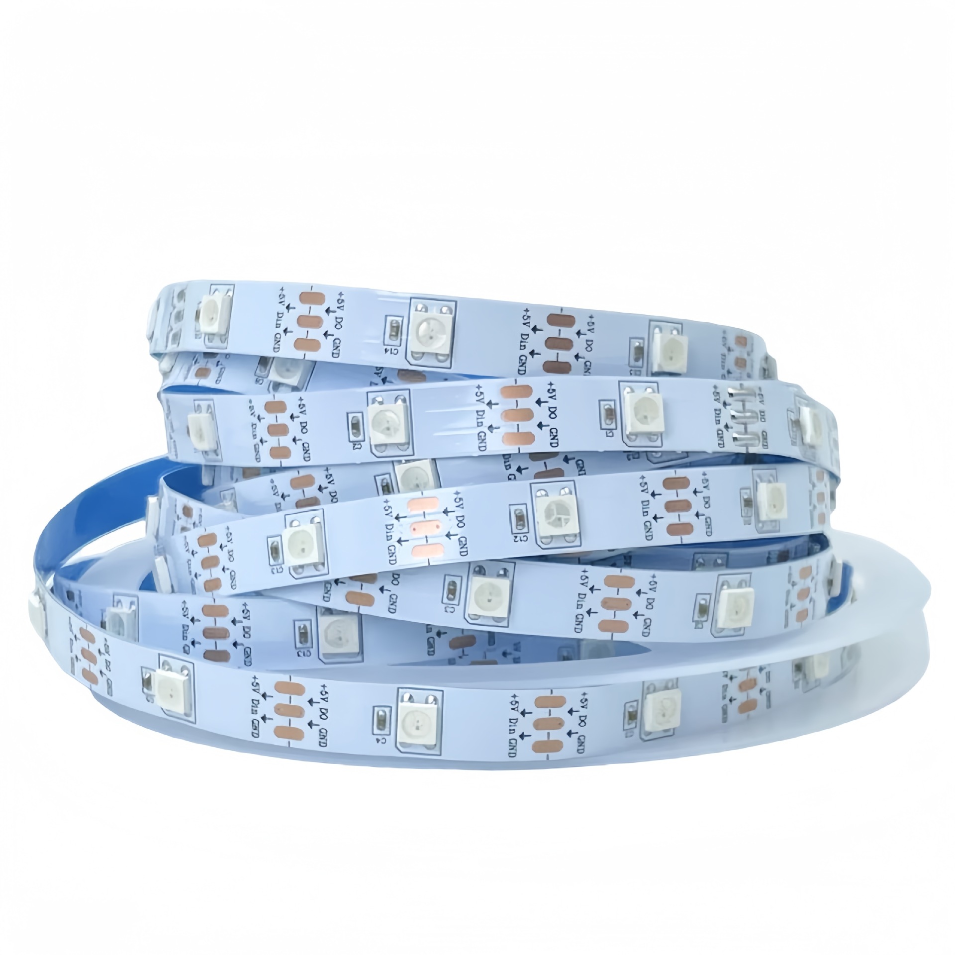 Lámpara LED Symphony con banda de marquesina RGB a todo color IC incorporada 30/60/144 luz DC5V control de un solo punto WS2812b