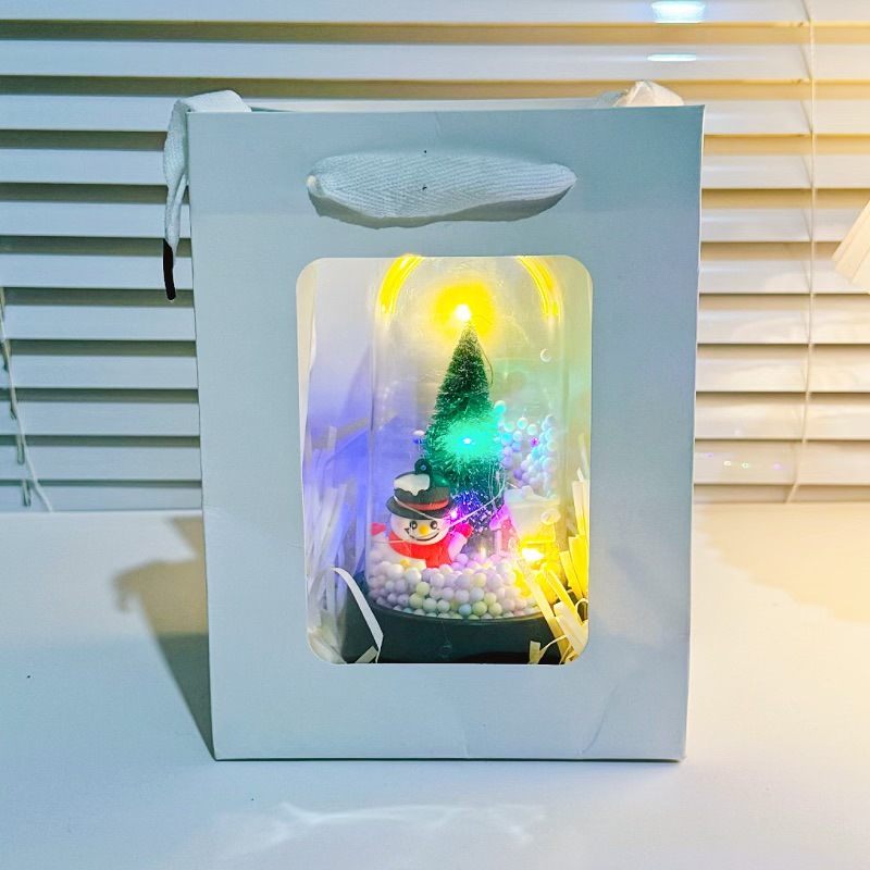 Papá Noel lámpara de noche árbol de Navidad muñeco de nieve de alto valor de la luz de atmósfera regalos de Navidad acompañantes regalos al por mayor