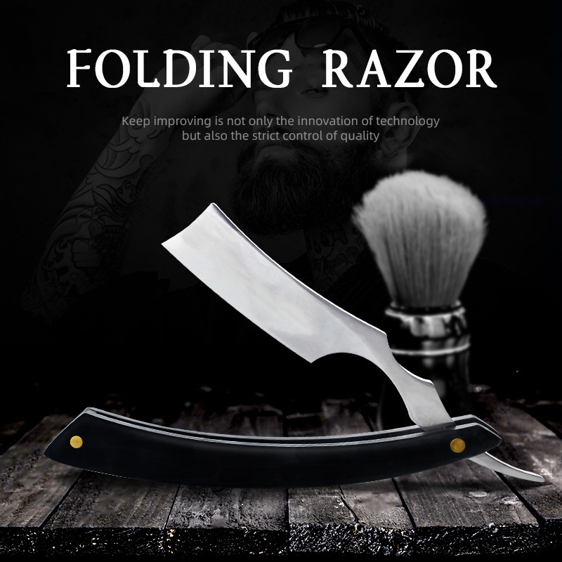 Ebony Vintage Razor Razor Manual Razor Razor Hair Stylist Hair Shaving Shaving Blade Holder