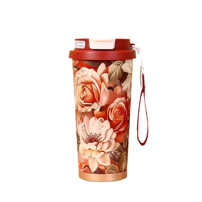 316 tazas de acero inoxidable estudiantes portátiles tazas de agua de gran capacidad de automóvil de lujo tazas de agua de automóvil portátiles