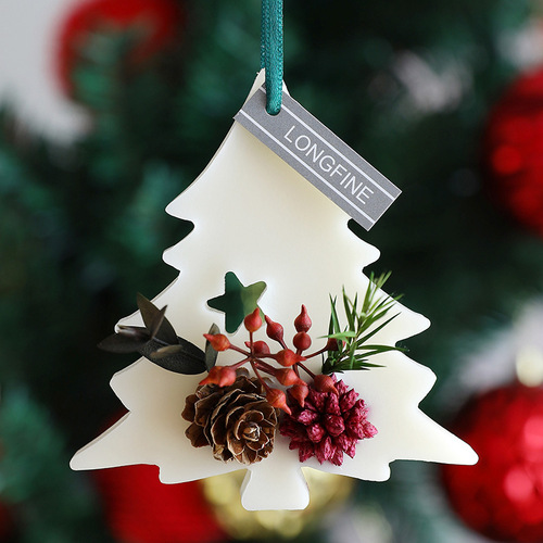 Christmas tree aromatherapy wax tablets, creative home solid deodorant and fragrance tablets, wardrobe pendants, Christmas souvenirs