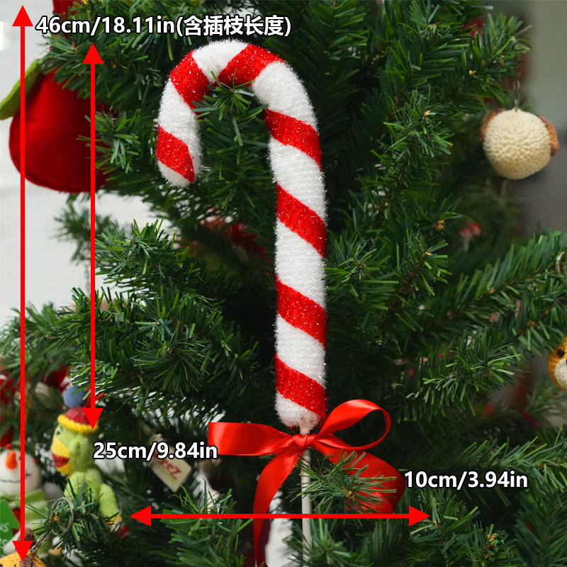 Restos de caramelo rojo y blanco J