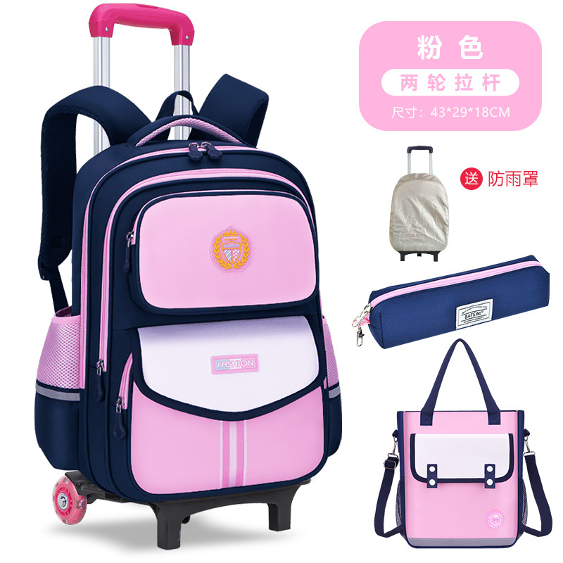 26 nuevas mochilas de tirón para estudiantes de primaria de grado uno, dos, tres a seis mochilas impermeables para niños de gran capacidad