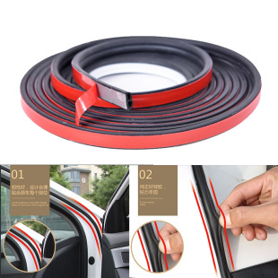 Factory Direct Sales Universal B-Shaped Sealing Strip Car Door and Window Machinery Universal B-Shaped Soundproof Sponge Sealing Strip