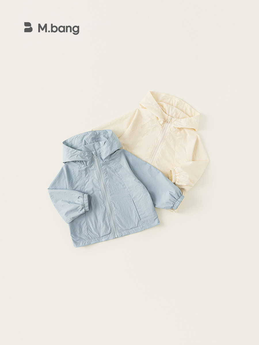 Youbao ropa para niños niñas primavera abrigo fino 2025 nuevos niños gabardina con capucha niña chaqueta de punto de color sólido