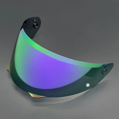 Dəbilqə (Kaska) aksesuarları, dual-use colorful sunscreen HD motorcycle - hj33i90-tea-purple