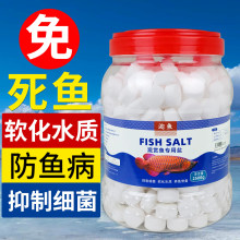 鱼缸专用杀菌盐观赏鱼海盐消毒鱼盐养鱼水质净化水族通用矿物质盐