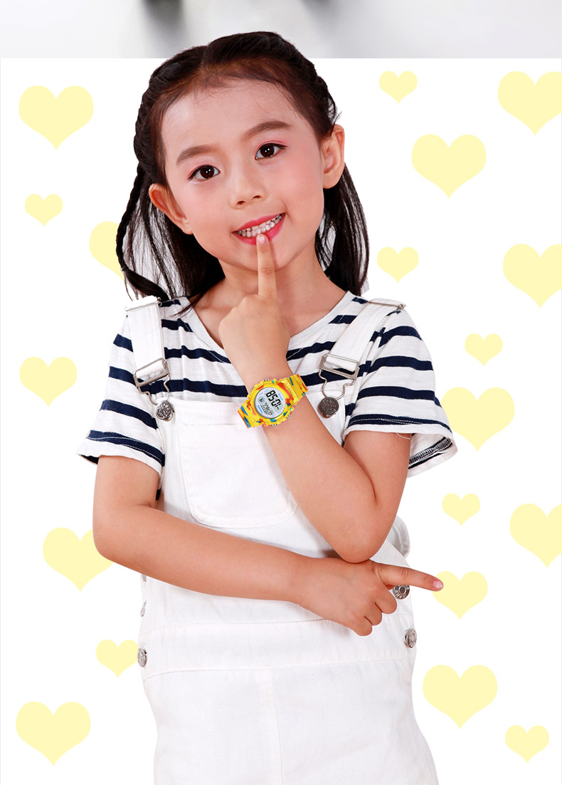 Color Block Pattern Children Unisex Gender Commute Style Commute Color Block Plastic Strap Electronic Watch