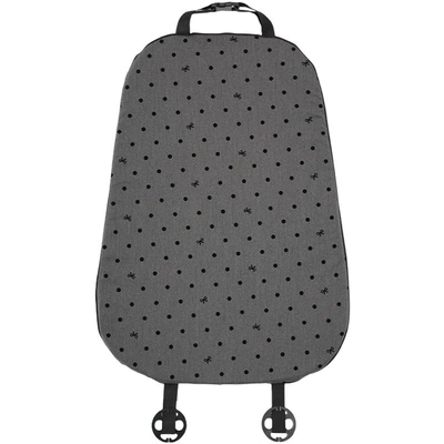 Car Seat Cushion, Light Luxury and Seat cushion, seat cover - polka-dot-bow-cushion-gray-backrest