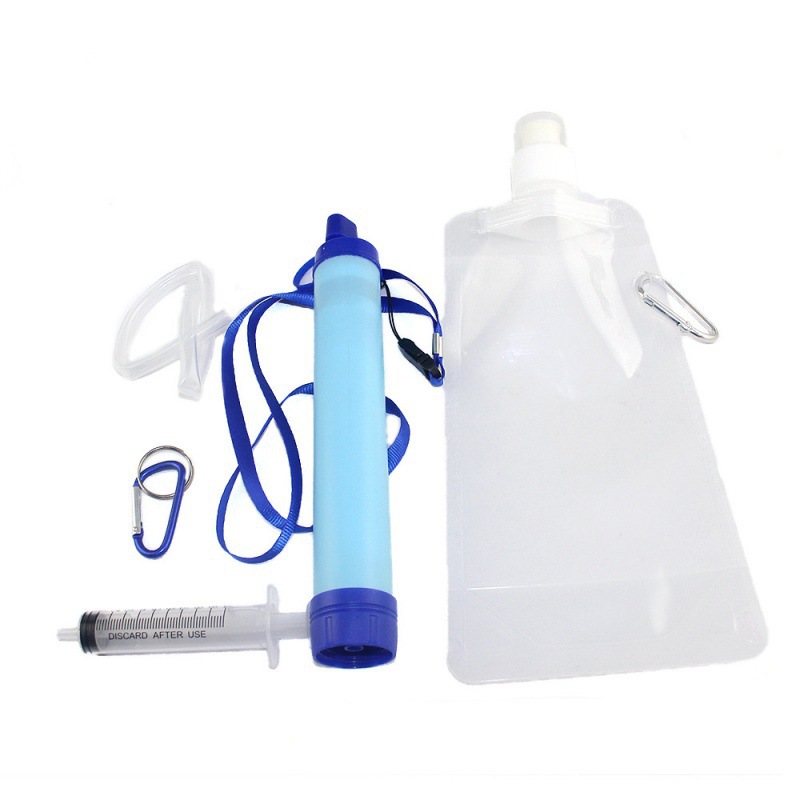 Amazon best-selling outdoor wilderness camping emergency survival water filter first aid self-help water purifier
