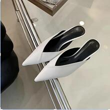 Z 54483 Pointed Toe Mule Sandals ��ͷ��ͷ����Ь �羳ŷ��
