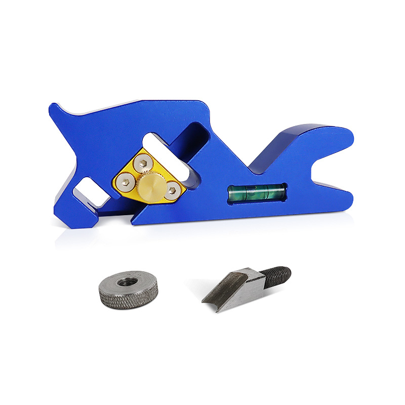Carpintería Biselado cepillado manual 45 ° Bisel recorte cepillado eliminación de esquina ángulo de limpieza cuchillo de cepillado multi-bit conmutable DIY