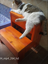 台阶凳梯凳单侧梯移动活动阳台多层实木家用多功能简约直阁楼楼梯