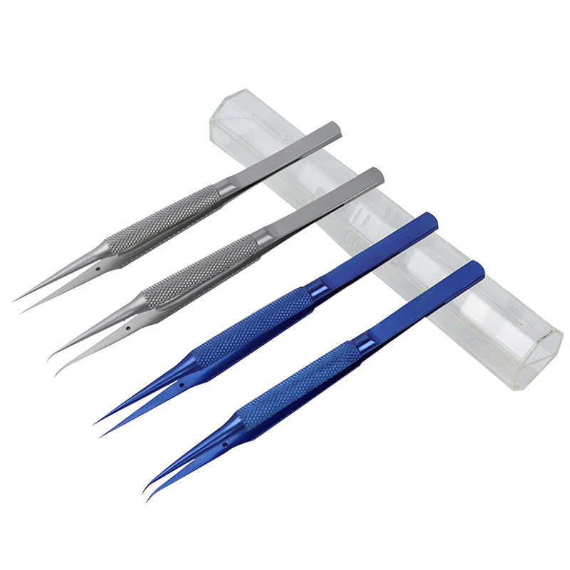高精密钛合金镊子电子飞线指纹钳不锈钢维修夹手机维修拾取工具