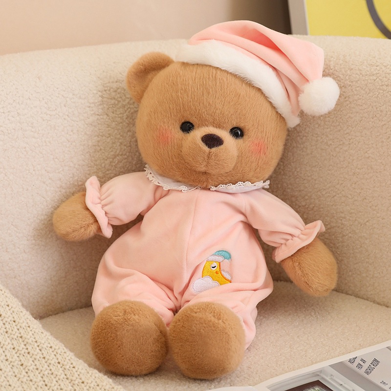 Bonitos juguetes de peluche, buenas noches, muñecas de oso, muñecas de tela, muñecas de regalo de cumpleaños para niños al por mayor