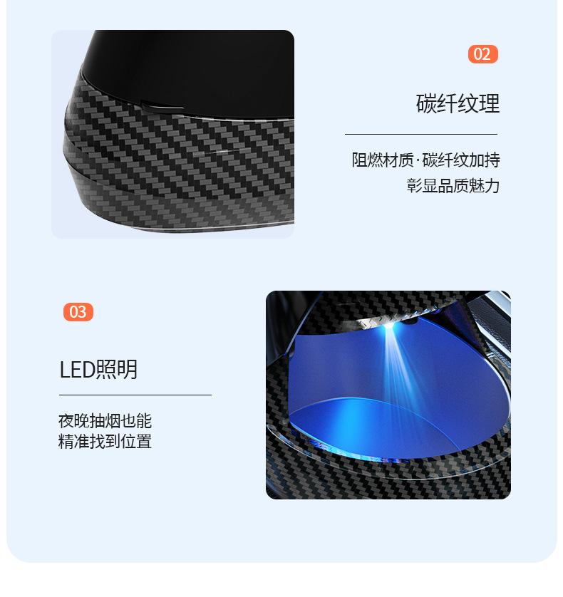 Cross-Border Car Ashtray, Creative High-End Helmet Ashtray, Interior Accessories Collection, E-Sports Room Decorations, Home Decor
