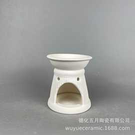 万圣鬼脸陶瓷香精炉熏香灯精油炉欧式摆件白瓷蜡烛器皿专供工艺品