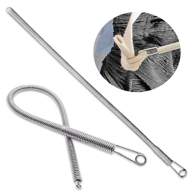 裤子穿绳可弯折穿绳工具多用途松紧带裤腰绳织带辅助器弹簧穿眼器