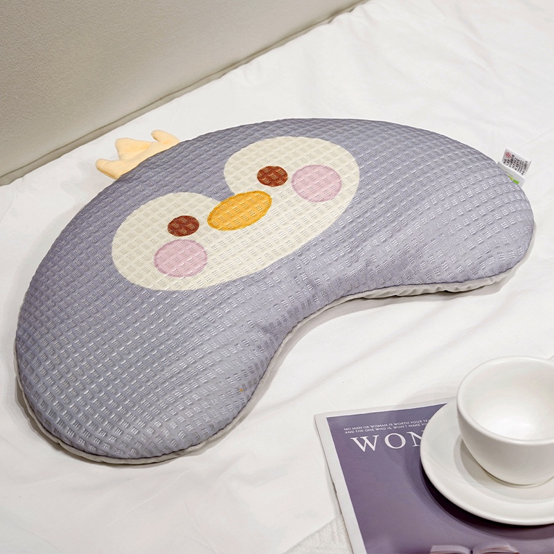 Almohada Cervical para Siesta de Alforfón y Seda de Hielo Desmontable
